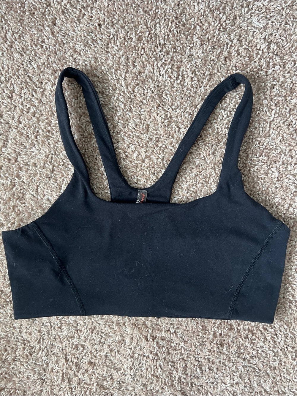 Free People Movement Black Women's Scoop Neck Bralette
